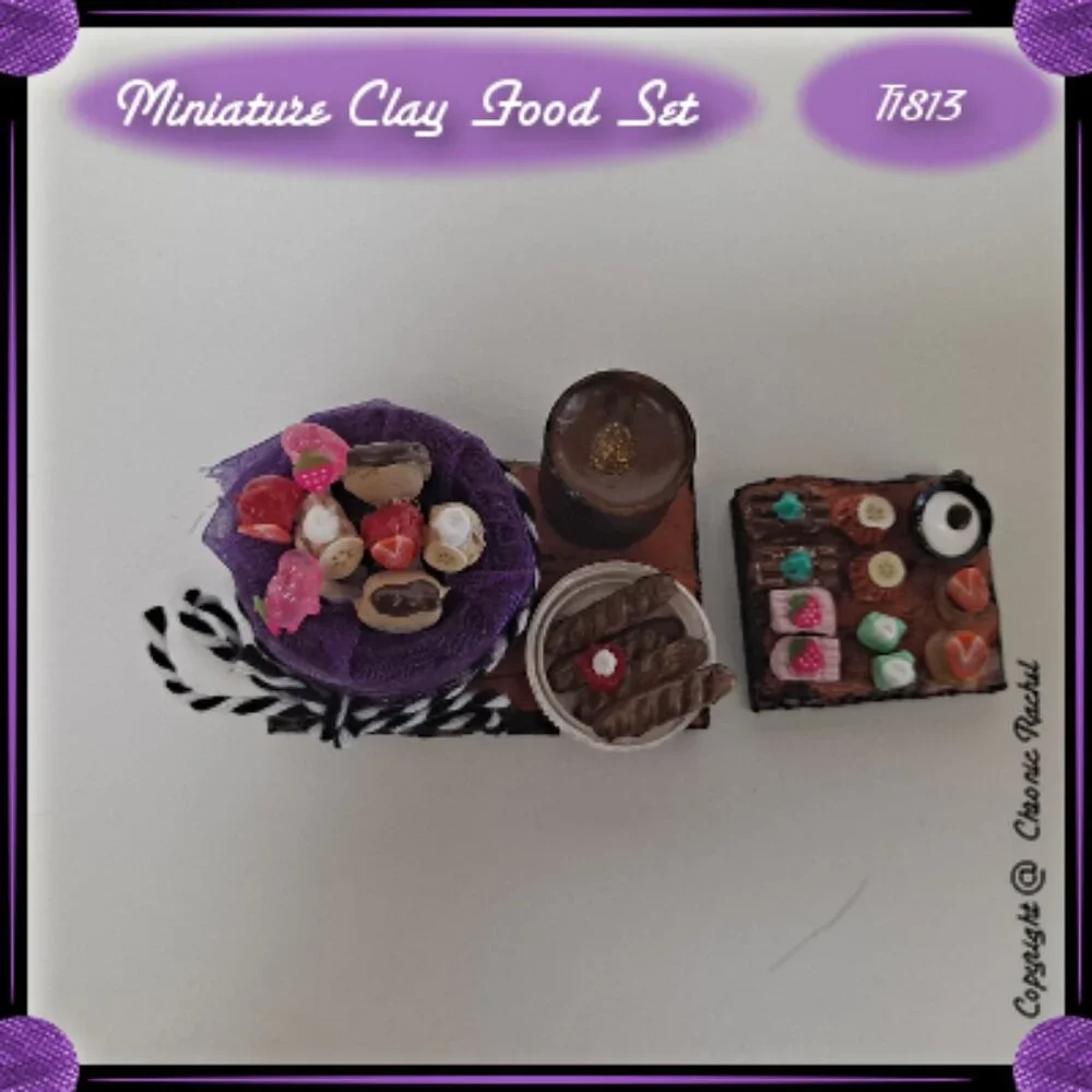 2-Pack Glued-Together Fruit Popcycle Basket and Chocolate Board